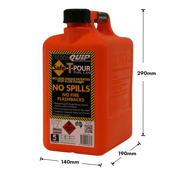 5L Safe-T-Pour Fuel Can