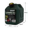 5L Plastic Fast Pour Fuel Can – 2 Stroke 25:1 Dark Green