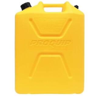 20L Plastic Fast Pour Fuel Can - Diesel Yellow