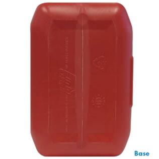 5L Plastic Fast Pour Fuel Can - Unleaded Red