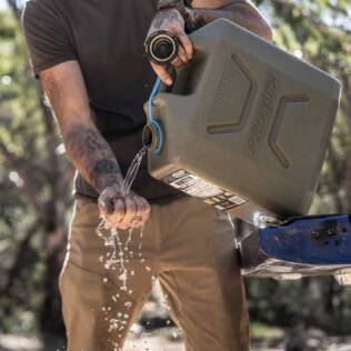 22L Wide Mouth Heavy Duty Water Jerry Can with Tap
