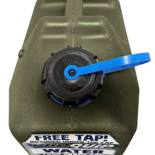 Water Can Screw Cap with Tether – Wide Mouth, Food Grade Seal