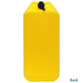 10L Plastic Fast Pour Fuel Can - Diesel Yellow