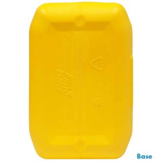 10L Plastic Fast Pour Fuel Can - Diesel Yellow