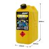 10L Plastic Fast Pour Fuel Can - Diesel Yellow