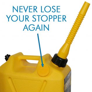 10L Yellow Plastic Diesel Fuel Can_Storage_Nub_2