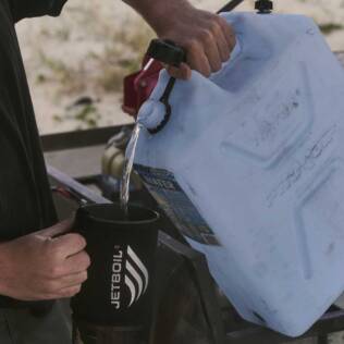 22L Light Blue Plastic Water Jerry Can with Tap