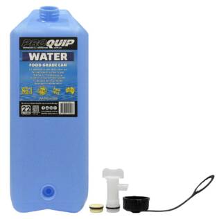 22L Light Blue Plastic Water Jerry Can with Tap