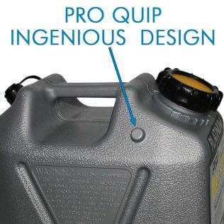 5L Platinum Plastic Fuel Can with Diesel Pourer_Storage_Nub_1