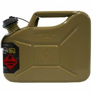 10L Diesel Super Can with Twist Cap Side