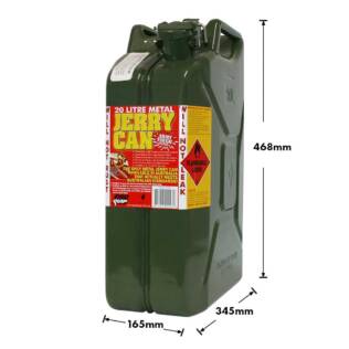 20L Army Green Metal Jerry Can