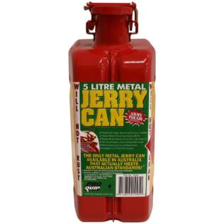 5L Jerry Can – Metal AFAC Unleaded Red