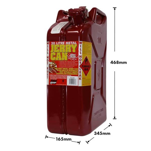 20L Red ExploSafe Metal Can