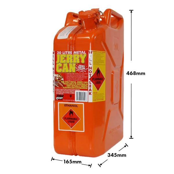 20L Jerry Can – Metal AFAC Ethanol