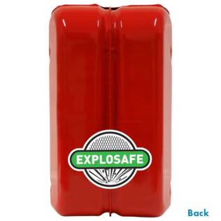 10L Red ExploSafe Metal Can