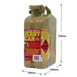 5L AFAC Olive ExploSafe Metal Can