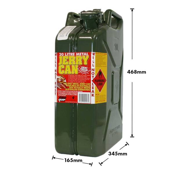 20L Green ExploSafe Metal Can