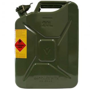 20L Green Explosafe Side