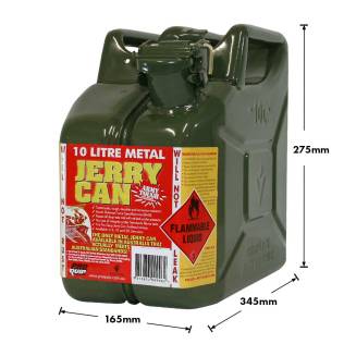10L Green ExploSafe Metal Can