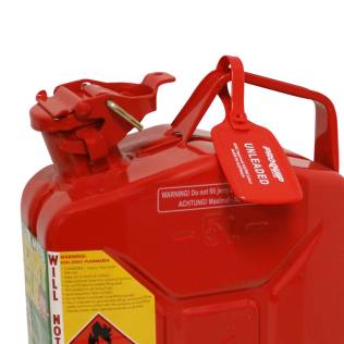 Fuel Tag Unleaded Red