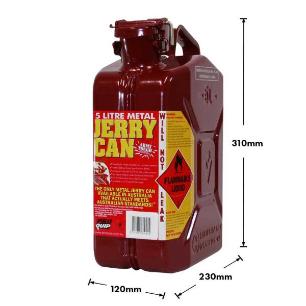 5L Red ExploSafe Metal Can