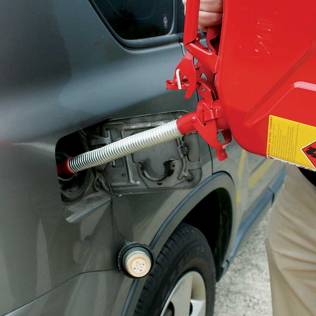 Flexible Metal Pourer for Fuel
