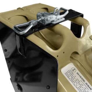 20L Front Load Metal Jerry Can Holder - Lockable
