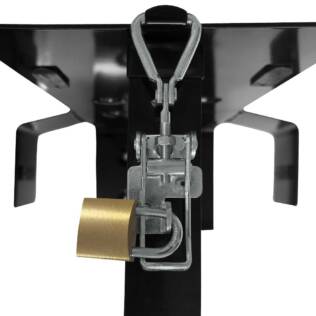 20L Front Load Metal Jerry Can Holder - Lockable
