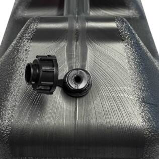 20L Plastic Fast Pour Fuel Can - Heavy Duty