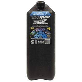 20L Plastic Fast Pour Fuel Can - Heavy Duty
