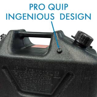 20L Plastic Fast Pour Fuel Can - Heavy Duty