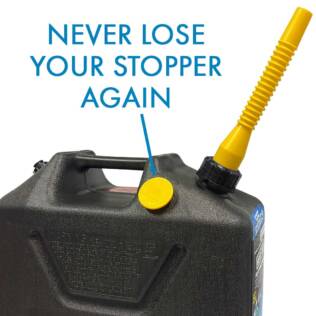 20L Plastic Fast Pour Fuel Can - Heavy Duty