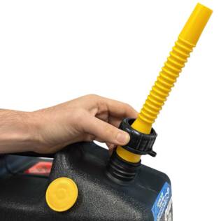 20L Plastic Fast Pour Fuel Can - Heavy Duty