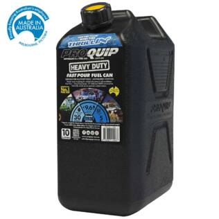 10L Plastic Fast Pour Fuel Can - Heavy Duty