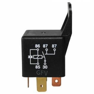 12V Mini Relay Normally Open Relay With Moulded Bracket