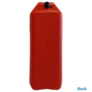 20L Plastic Fast Pour Fuel Can - Unleaded Red