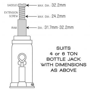 Safe Jack Bottle Jack Recovery Kit
