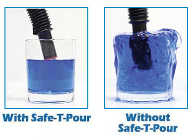 Without Safe-T-Pour