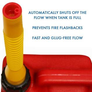 5L Unleaded Plastic Safe-T-Pour Fuel Can