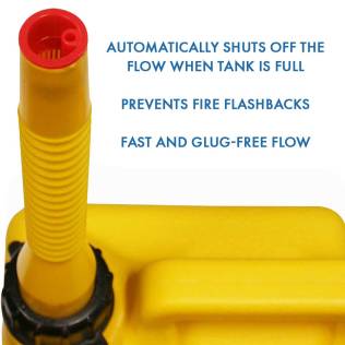 5L Diesel Plastic Safe-T-Pour Fuel Can