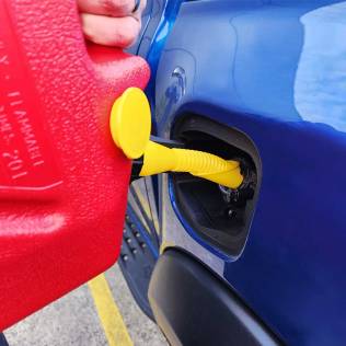 Capless Gas Tank Funnel