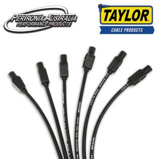 Taylor Cable 8mm Spiro-Pro spark plug wires - 6cyl 180 black
