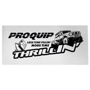 4WD Pro Quip Less Time Fillin' More Time Thrillin' Sticker
