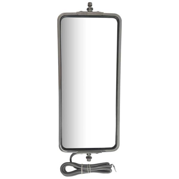 Stainless Steel 7 x 16 inch Heated Mirror Head – West Coast Style A1006