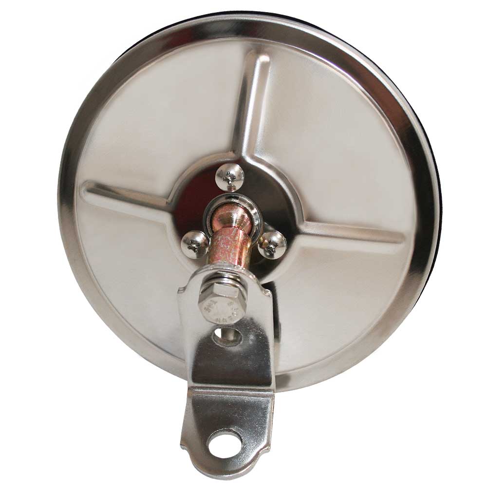 Stainless Steel 5 inch Round Convex Mirror – Centre Mount inc Bracket A1015