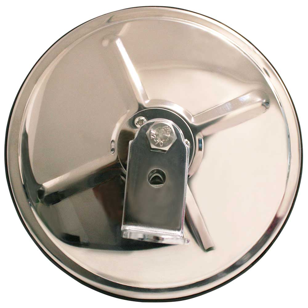 Stainless Steel 6 inch Round Convex Mirror – Centre Mount inc Bracket A1004