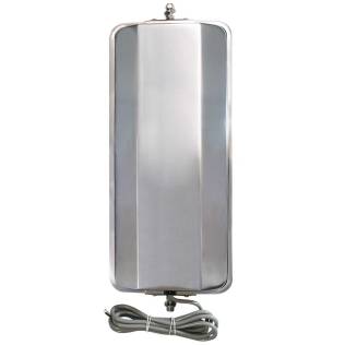 Stainless Steel 7 x 16 inch Combination Heated Mirror Head – West Coast Style A1013