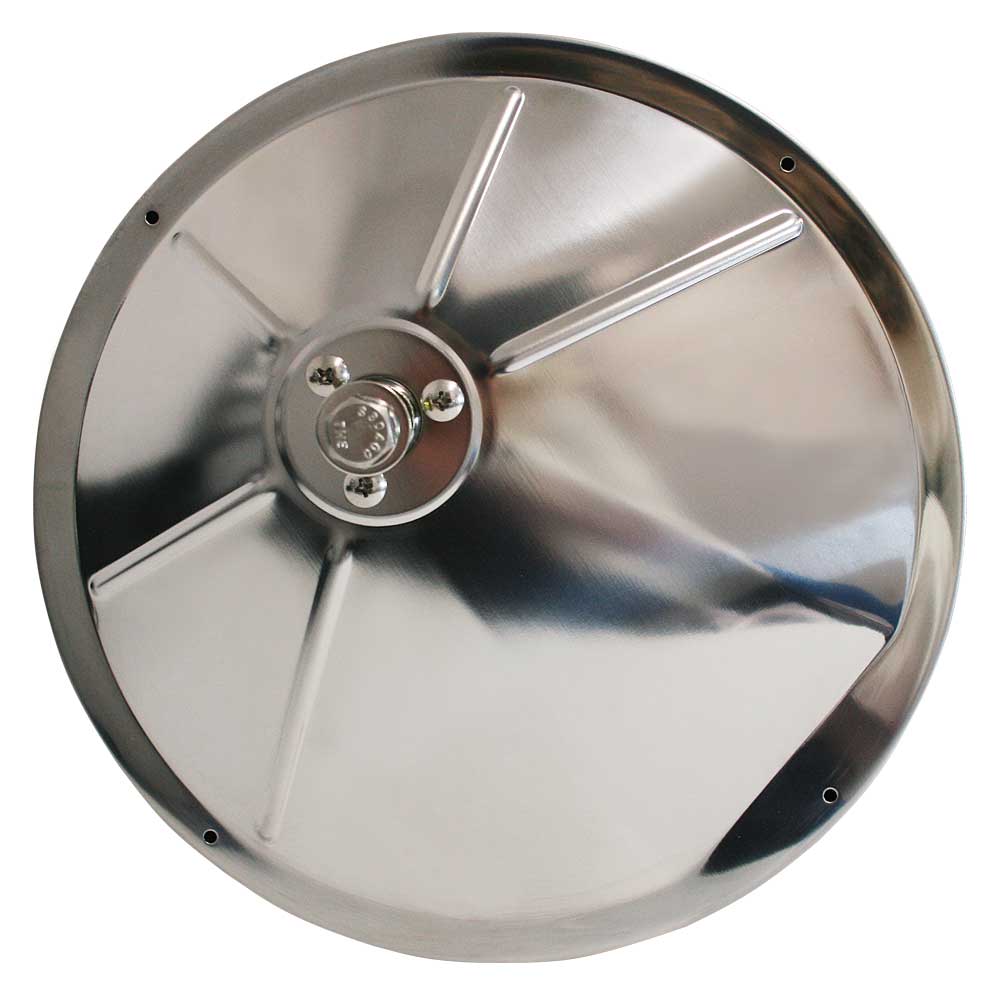 Stainless Steel 8 inch Round Convex Mirror - Offset Mount inc Bracket A1026