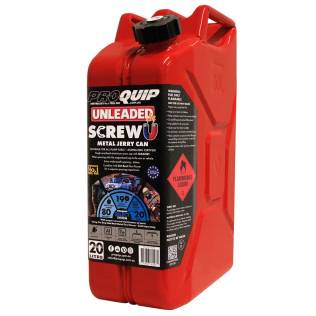 20L Jerry Can – Metal Screw U Unleaded Red