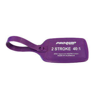 Fuel ID Tag 2 STROKE 40:1 Purple